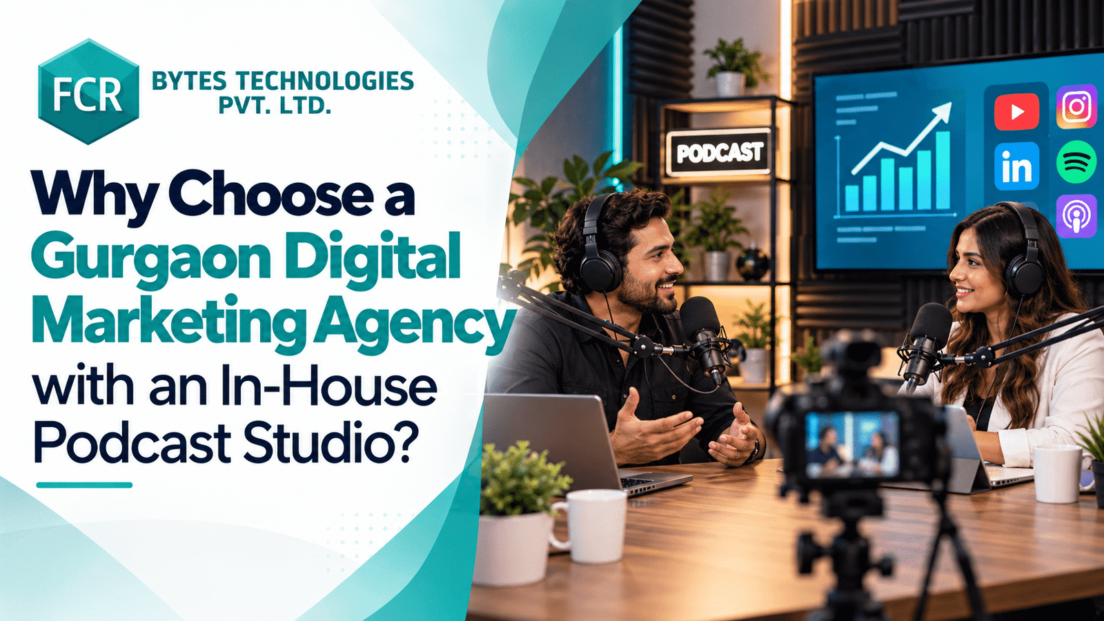 Gurgaon Digital Marketing Agency with Podcast Studio